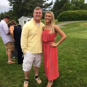 URBAN OUTFITTERS STRAPLESS JUMPSUIT